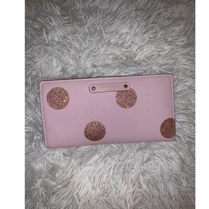 Kate Spade Polka Dot Pink Wallet